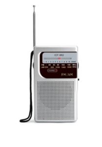 רדיו טרנזיסטור ICF962SILVER וינטג קומפקטי