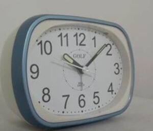 שעון מעורר מנגנון שקט 836BL כחול