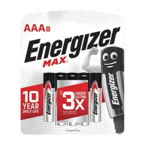 5 חבילות סוללת אנרגיזר AAA אלקליין 8 יחידות בכל חבילה