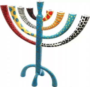 חנוכיה זרועות קלאסית 9209 30X30 ס"מ