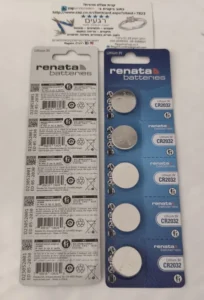 40 סוללות ליתיום רנטה RENATA CR2032