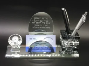 סט משרדי קריסטל ברכת העסק 2160-3