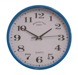 שעון קיר 11023 אדום מנגנון שקט 23 ס"מ