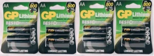 8 סוללות (Lithium) ליתיום AA 1.5V C2 GP תוקף עד 2032