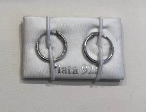 עגילים מכסף 925 חישוק קטן