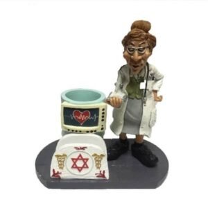 מעמד שולחני קריקטורה רופאה